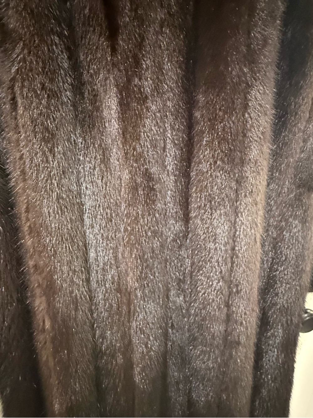 Vintage Yudofsky Furriers Full Length Dark Brown Mink Fur Coat - Picture 7 of 16